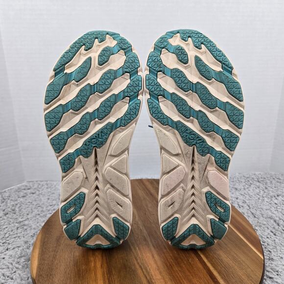 Hoka One One Womens Clifton 8 Aquarella Eggshell Blue Gym Running Shoe W9.5 B - Picture 9 of 13